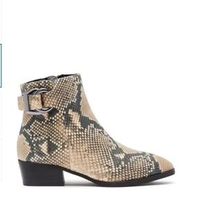 NEW Steven by Steve Madden Leather Ringer Multicolor Snake Winter Boots 7